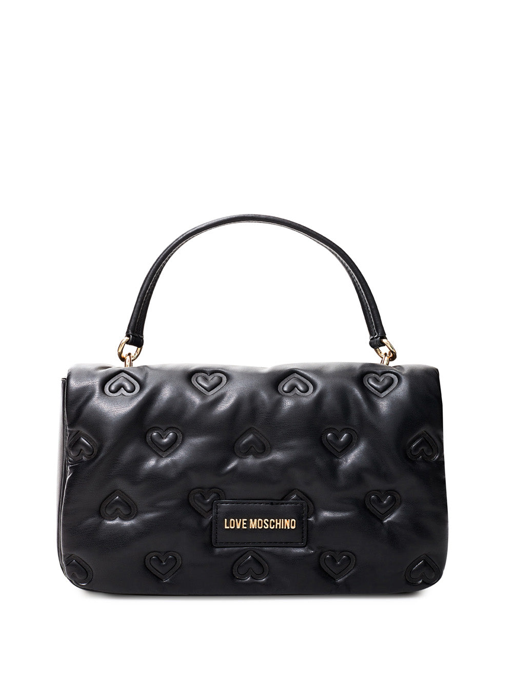 Elegant Embossed Logo Handbag