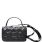 Elegant Embossed Logo Handbag