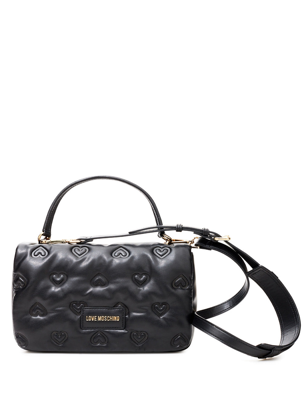 Elegant Embossed Logo Handbag