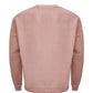 Powder Pink Embroidered Logo Cotton Sweatshirt