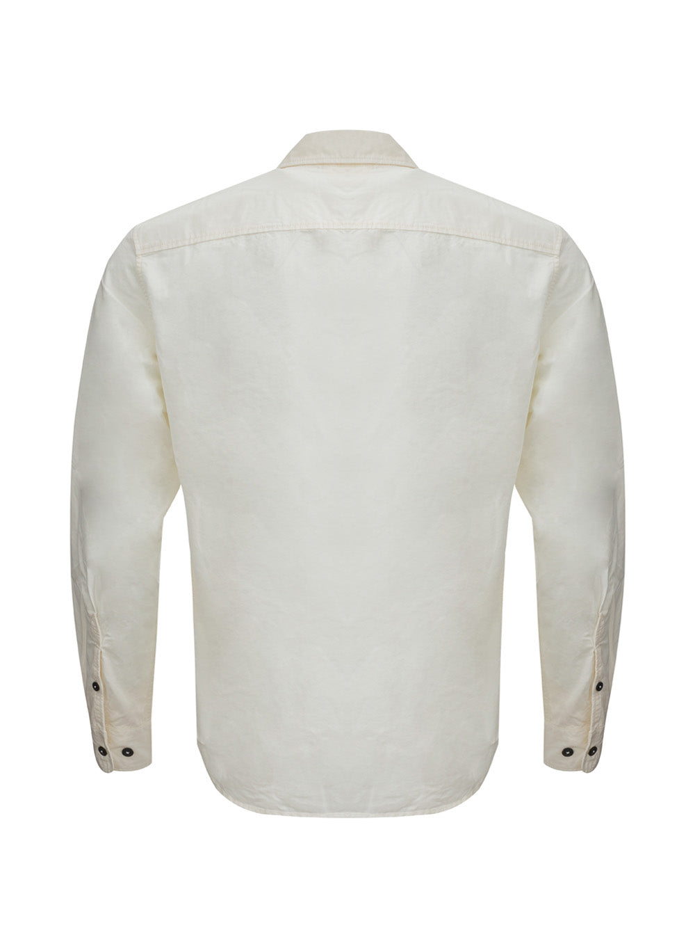 Chic White Cotton Overshirt for Men