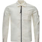 Chic White Cotton Overshirt for Men