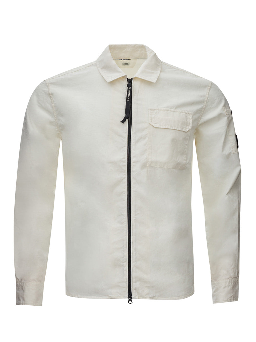 Chic White Cotton Overshirt for Men