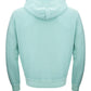 Turquoise Cotton Hooded Logo Sweatshirt