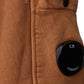 Cotton Hooded Logo Sweatshirt in Brown