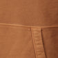 Cotton Hooded Logo Sweatshirt in Brown