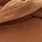 Cotton Hooded Logo Sweatshirt in Brown