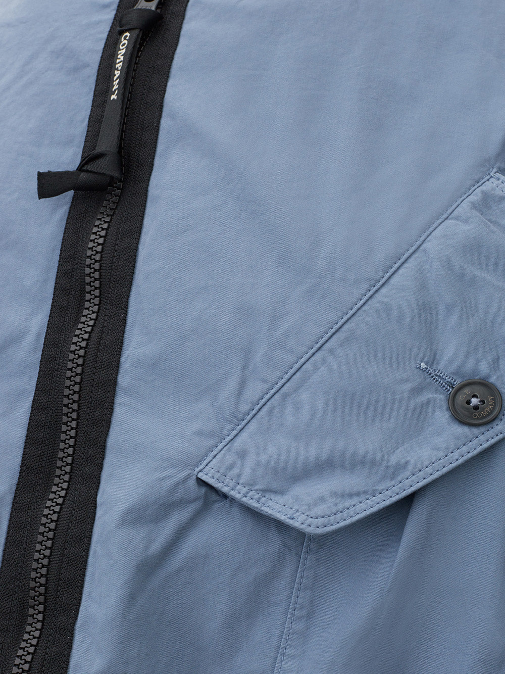 Debonair Half-Zipped Blue Jacket