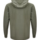 Elegant Green Cotton Hooded Sweatshirt