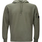 Elegant Green Cotton Hooded Sweatshirt