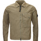 Sophisticated Khaki Cotton Overshirt