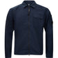 Sophisticated Blue Cotton Overshirt