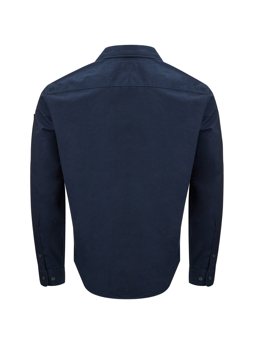 Sophisticated Blue Cotton Overshirt