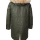 Elegant Quilted Parka with Fur Collar