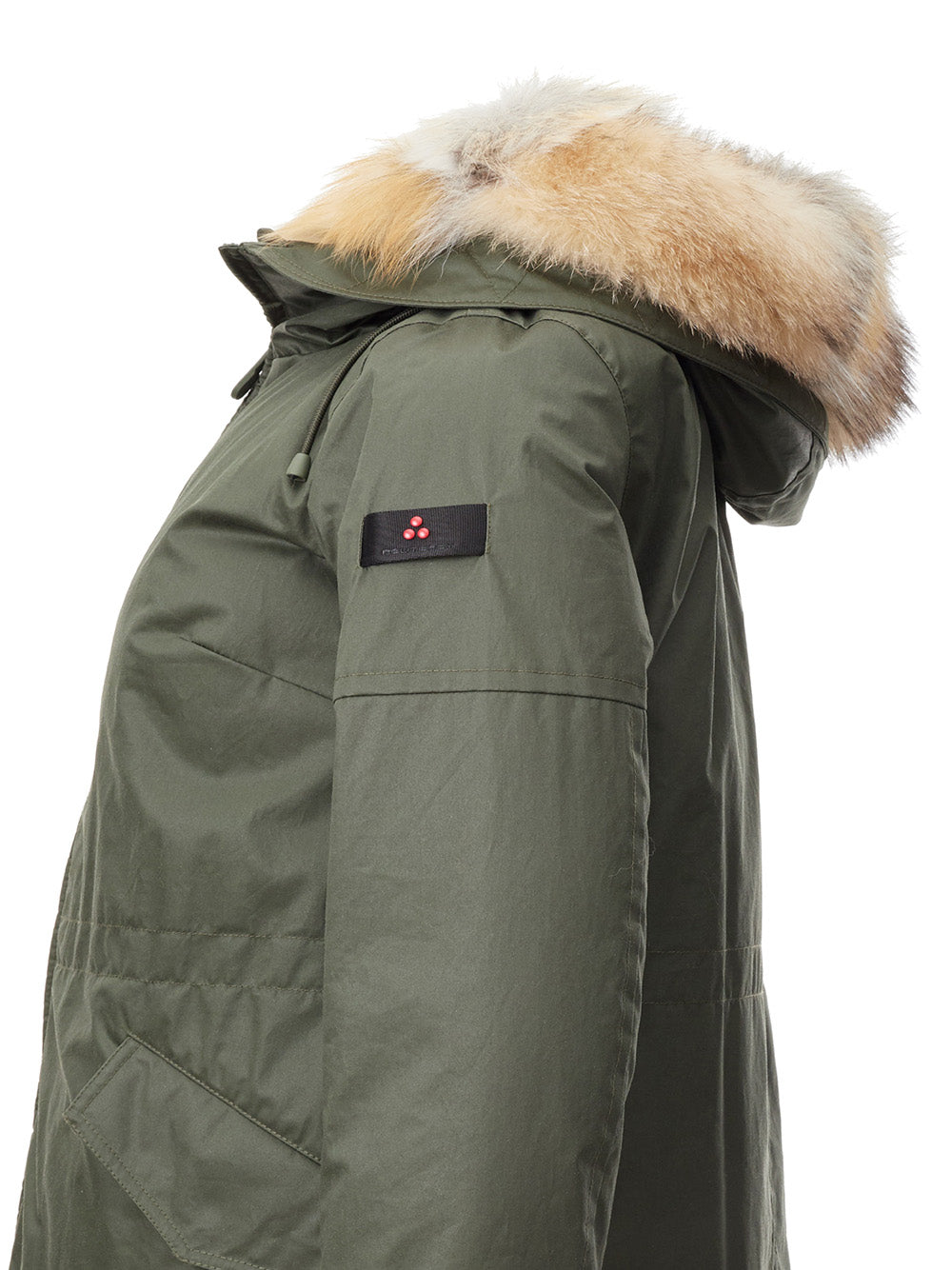 Elegant Quilted Parka with Fur Collar