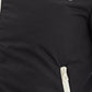 Elegant Quilted Black Jacket with White Accents