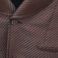 Elegant Bronze Silk Smoking Jacket
