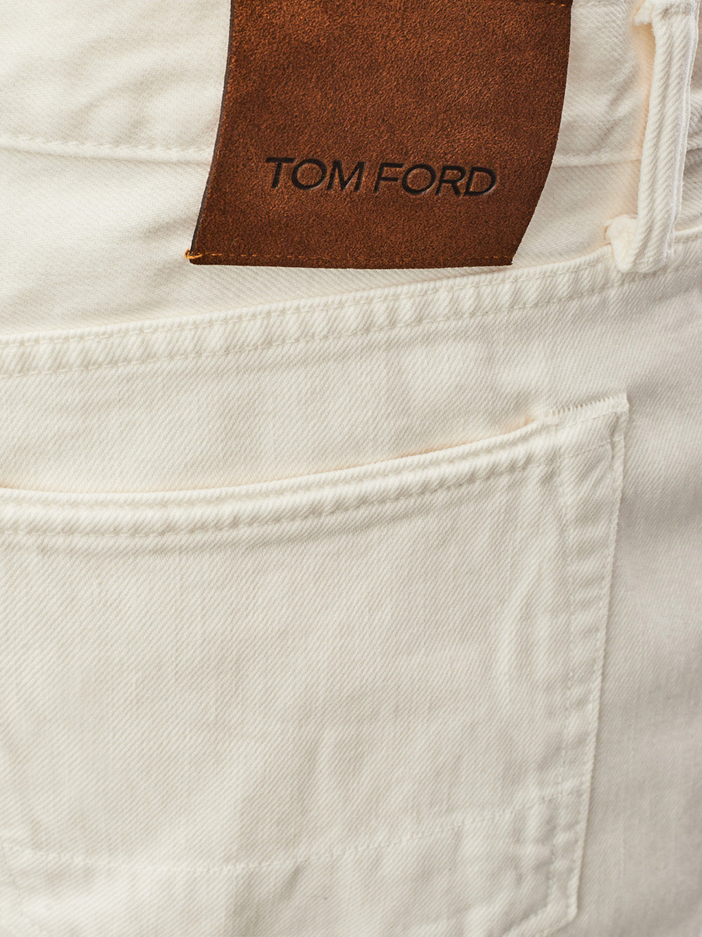 Elegant White Slim Fit Denim - Timeless Sophistication