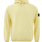 Sunshine Yellow Hooded Cotton Sweatshirt