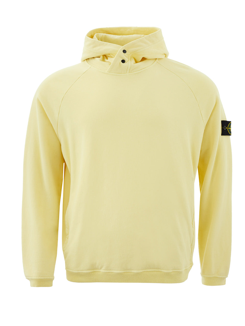 Sunshine Yellow Hooded Cotton Sweatshirt