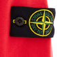 Chic Red Cotton Sweatshirt with Classic Patch Logo