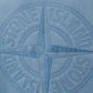 Elegant Light Blue Compass Crewneck Sweatshirt