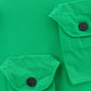 Elegant Green Cotton Jumper with Iconic Patch