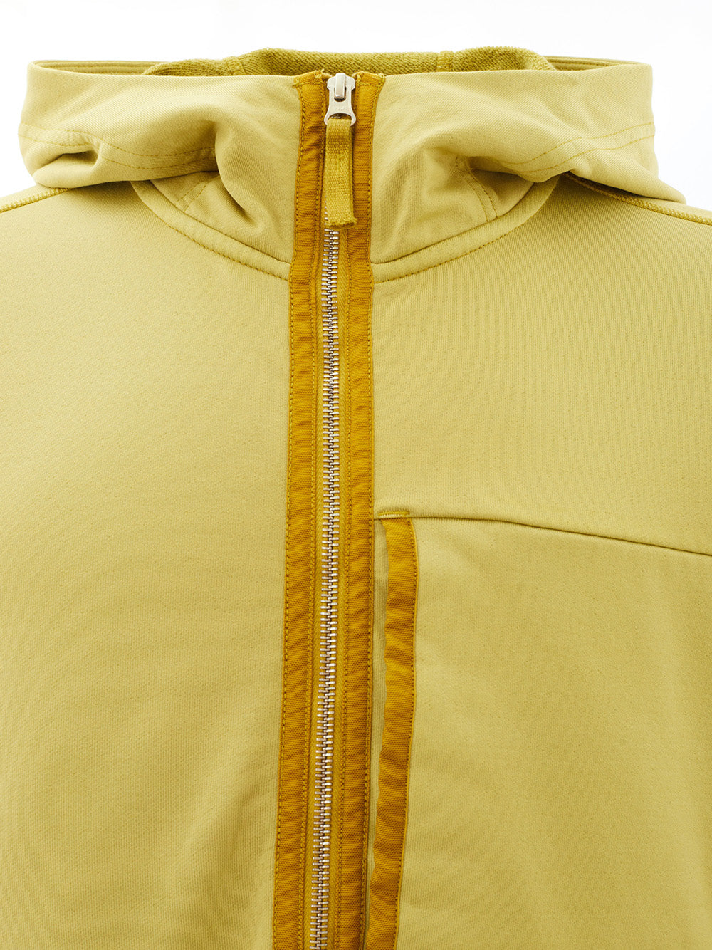 Radiant Yellow Cotton Hooded Sweatshirt