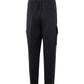 Elegant Combat Black Trousers with Patch Logo