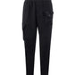 Elegant Combat Black Trousers with Patch Logo