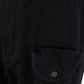 Elegant Combat Black Trousers with Patch Logo