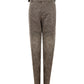 Elegant Brown Knitted Trousers