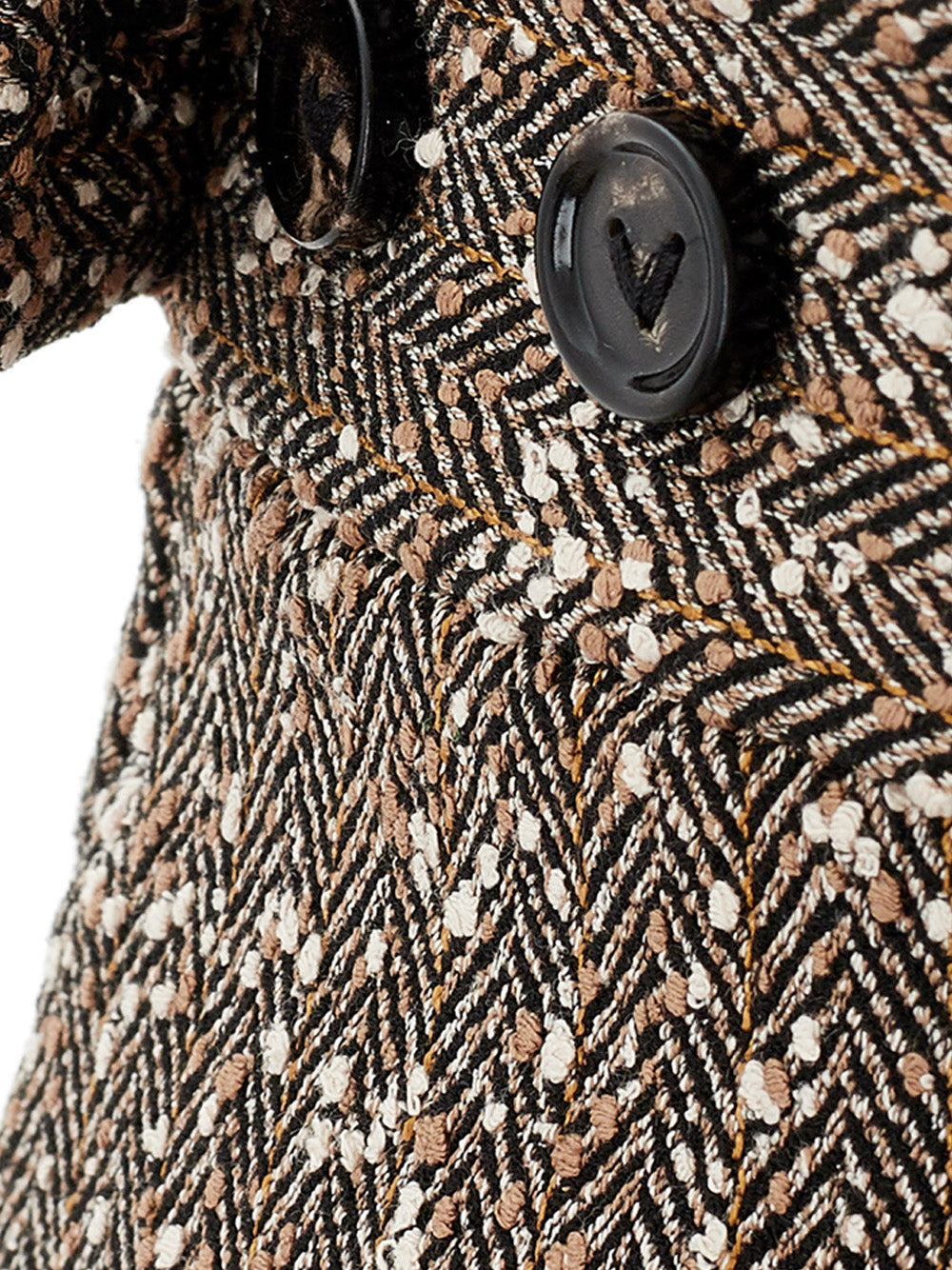 Elegant Brown Knitted Trousers