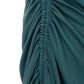Elegant Asymmetric Green Viscose Dress
