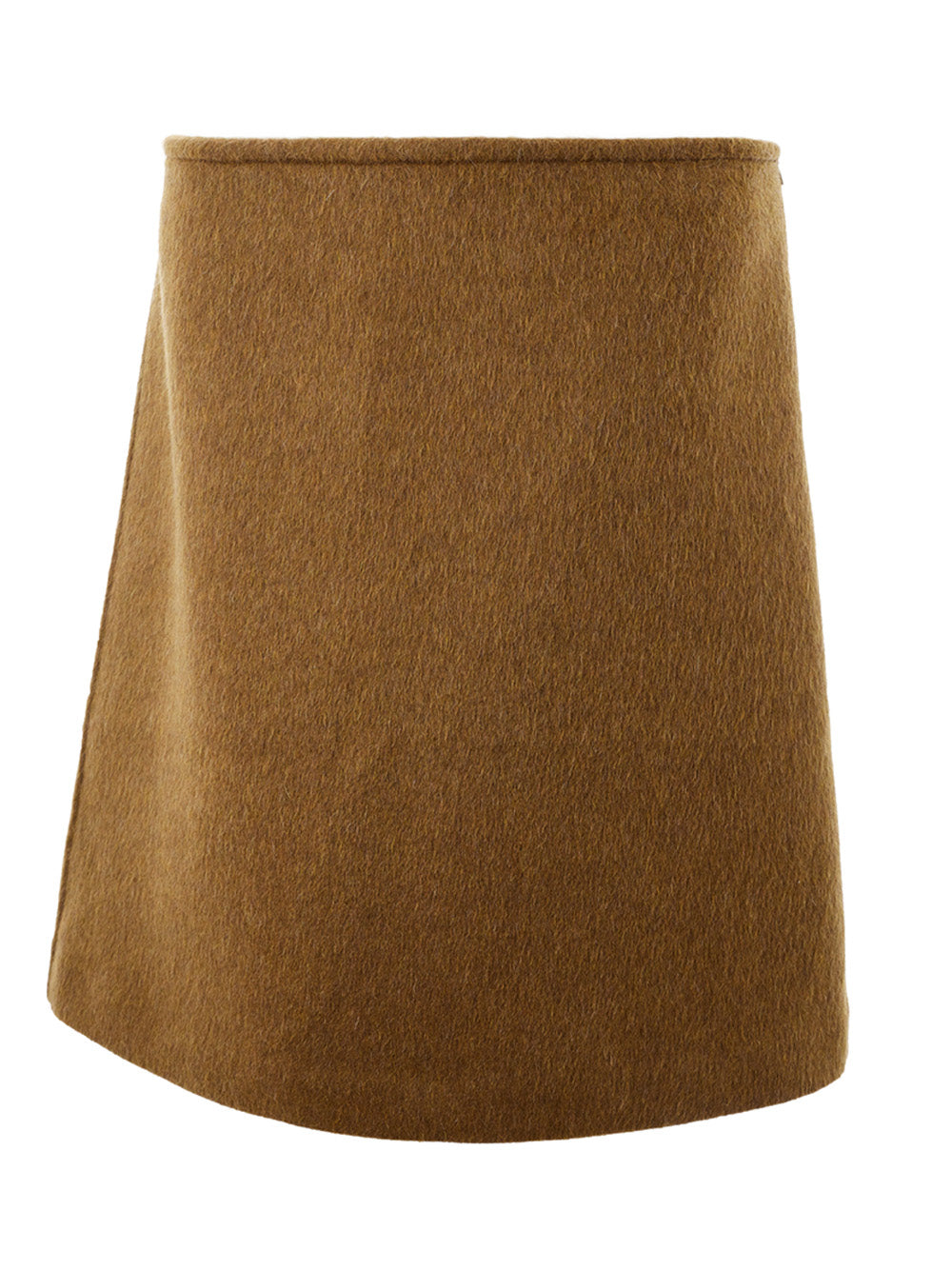 Elegant Coconut Brown Pencil Skirt