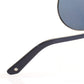 Elegant Silver-Tone Pilot Sunglasses