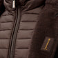Elegant Corduroy Quilted Brown Jacket