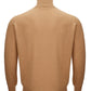 Elegant Camel Beige Wool Blend Turtleneck Sweater