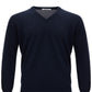 Elegant V-Neck Wool Blend Sweater