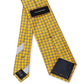 Elegant Yellow Silk Designer Tie