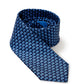 Elegant Blue Silk Men's Tie
