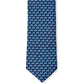 Elegant Blue Silk Men's Tie