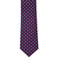 Elegant Purple Silk Necktie - Timeless Elegance