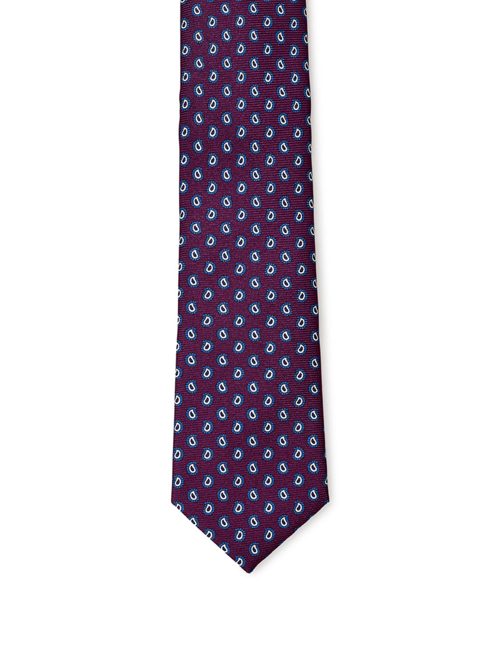 Elegant Purple Silk Necktie - Timeless Elegance