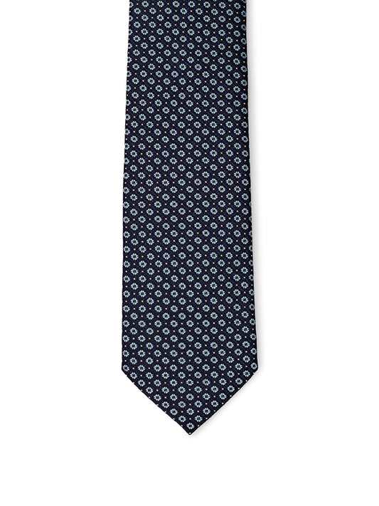 Elegant Blue Silk Tie - Perfect for Sophisticated Looks