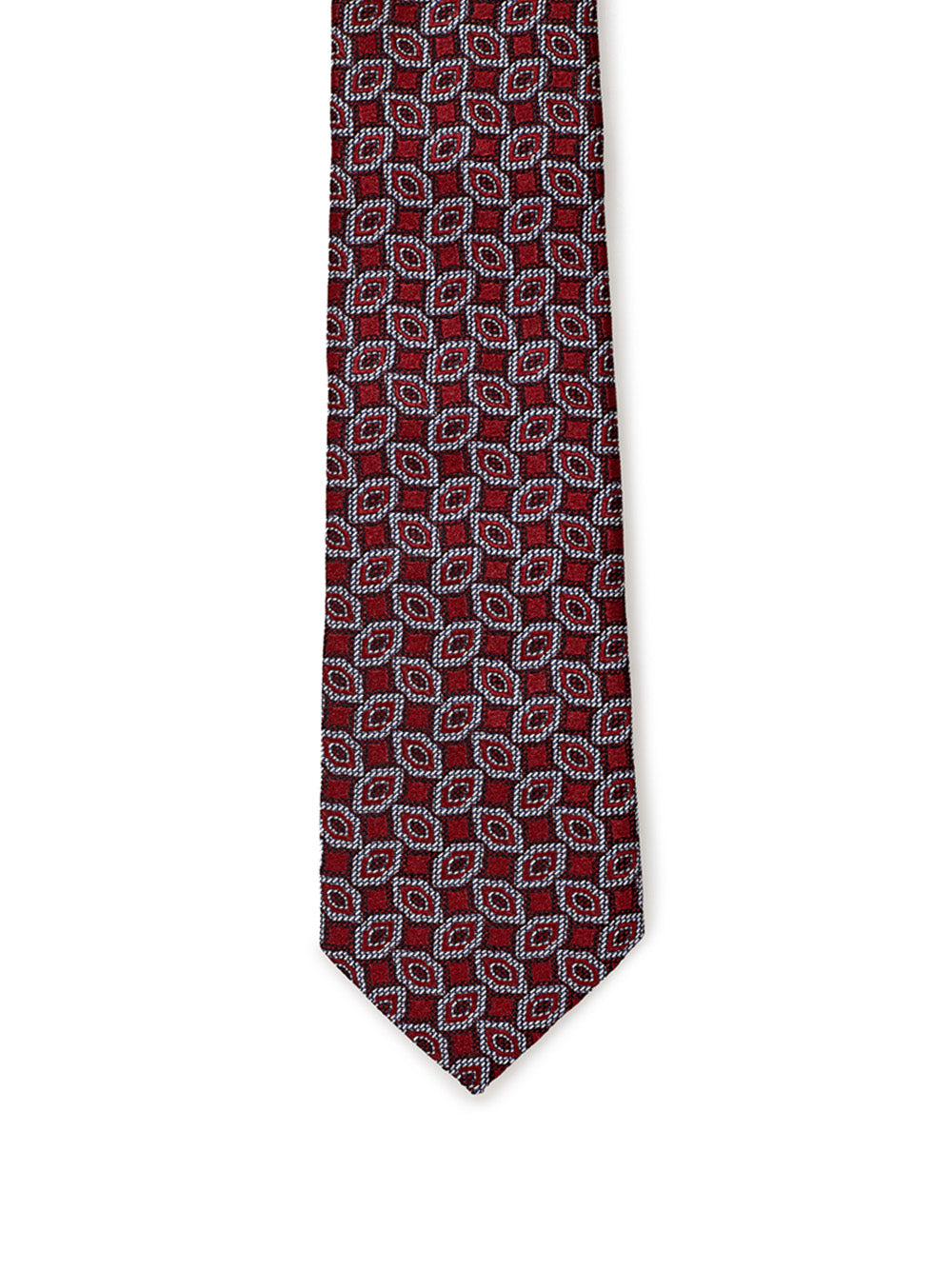 Elegant Silk Tie in Dark Red