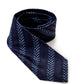 Elegant Blue Silk Regimental Tie
