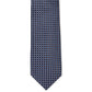 Elegant Light Blue Silk Tie with Micro Print