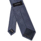 Elegant Light Blue Silk Tie with Micro Print