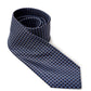 Elegant Light Blue Silk Tie with Micro Print
